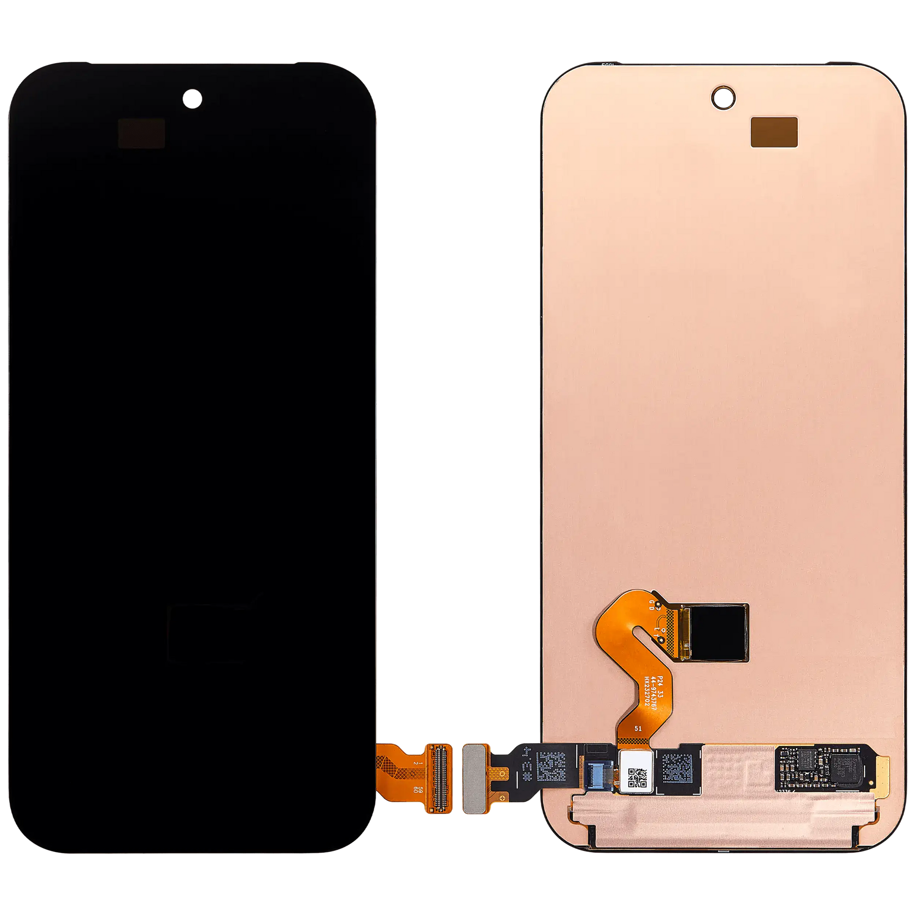 OLED Assembly Without Frame (With Finger Print Sensor) Compatible For Google Pixel 9 Pro Replacement(Refurbished) (All Colors)