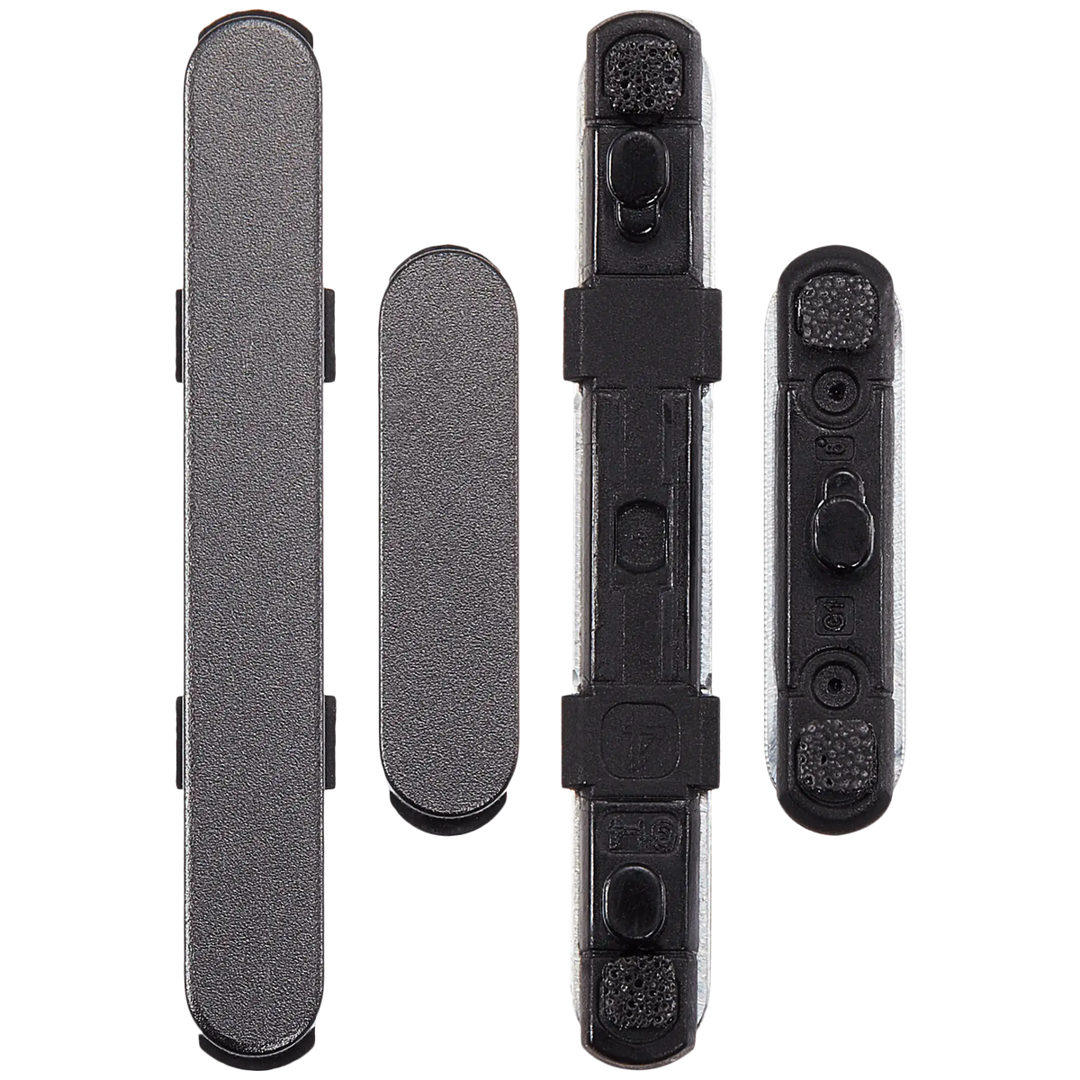 Hard Buttons (Power / Volume) Compatible For Google Pixel 9 Replacement (Obsidian)