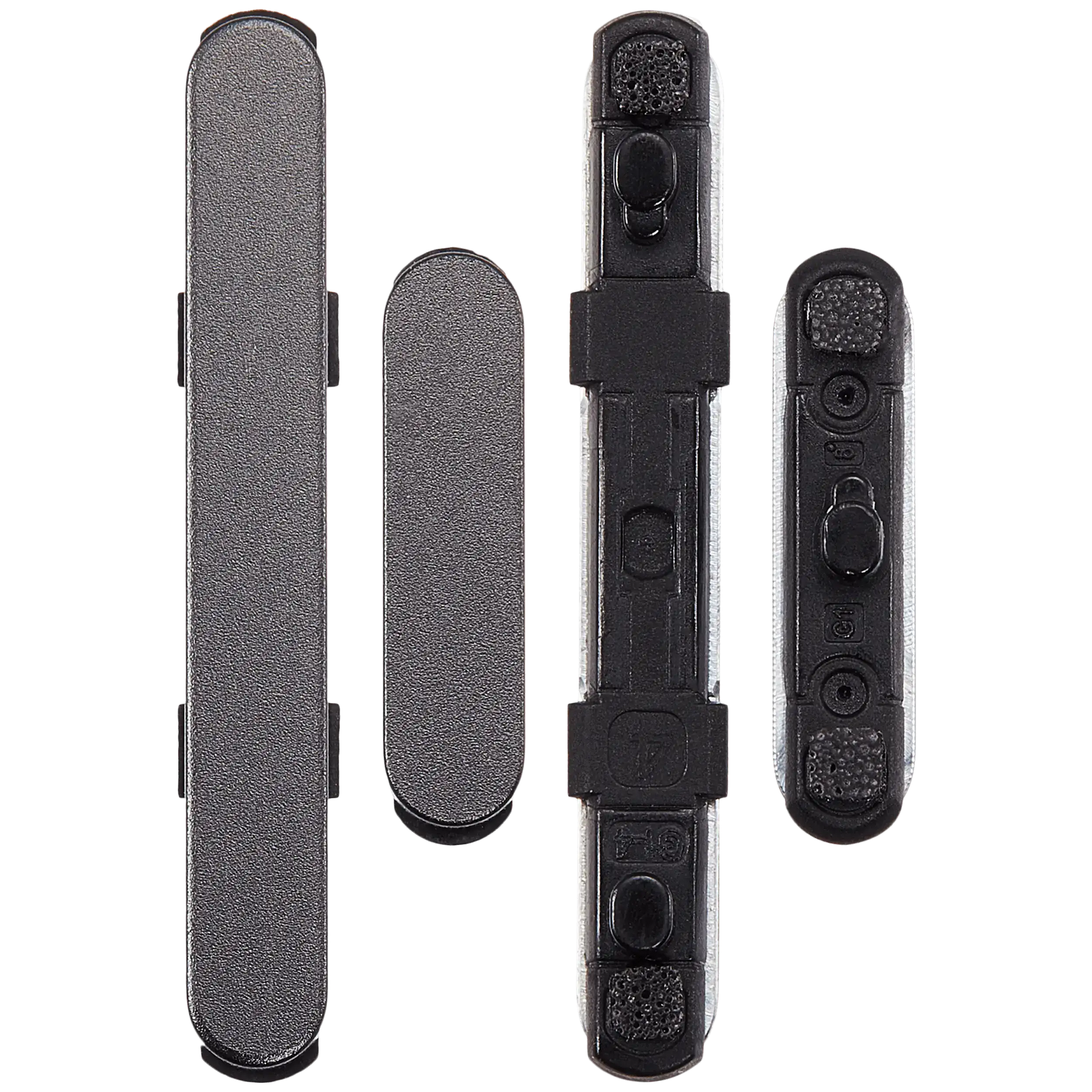 Hard Buttons (Power / Volume) Compatible For Google Pixel 9 Replacement (Obsidian)