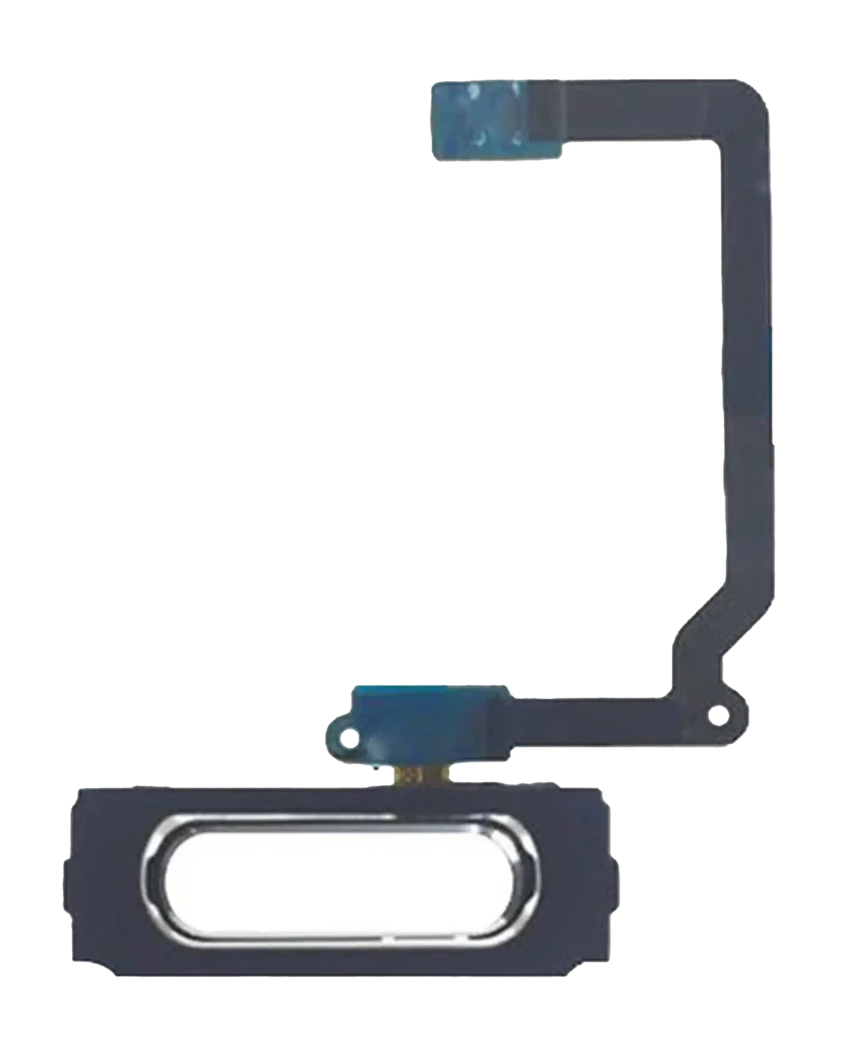 Home Button With Flex Cable Replacement Compatible For Samsung Galaxy S5 (White)