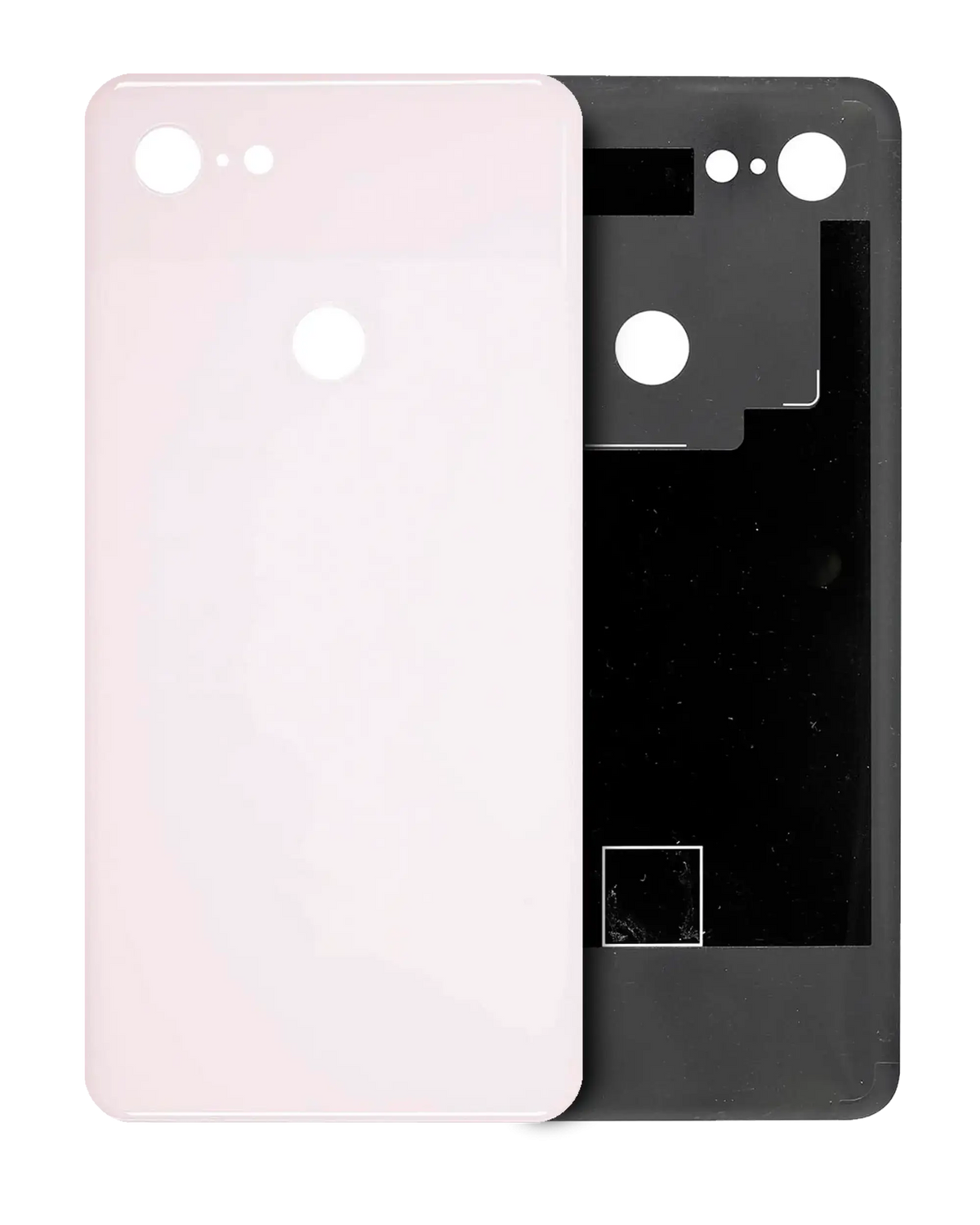 Back cover Glass Compatible For Google Pixel 3 XL  Replacement (Pink)