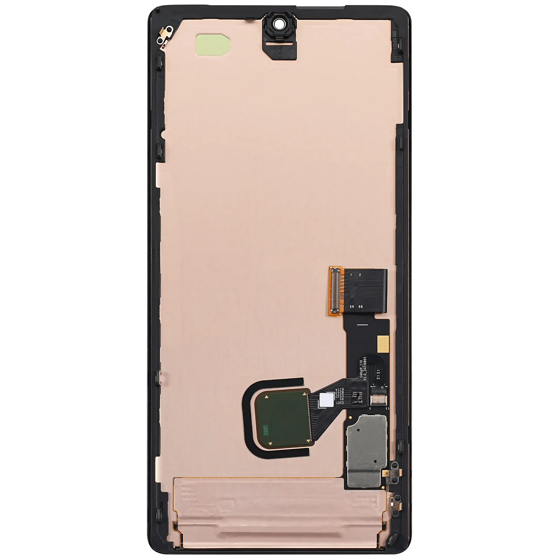 Replacement OLED Assembly With Frame (With Finger Print Sensor) Compatible For Google Pixel 7 Pro (Refurbished) (All Colors)