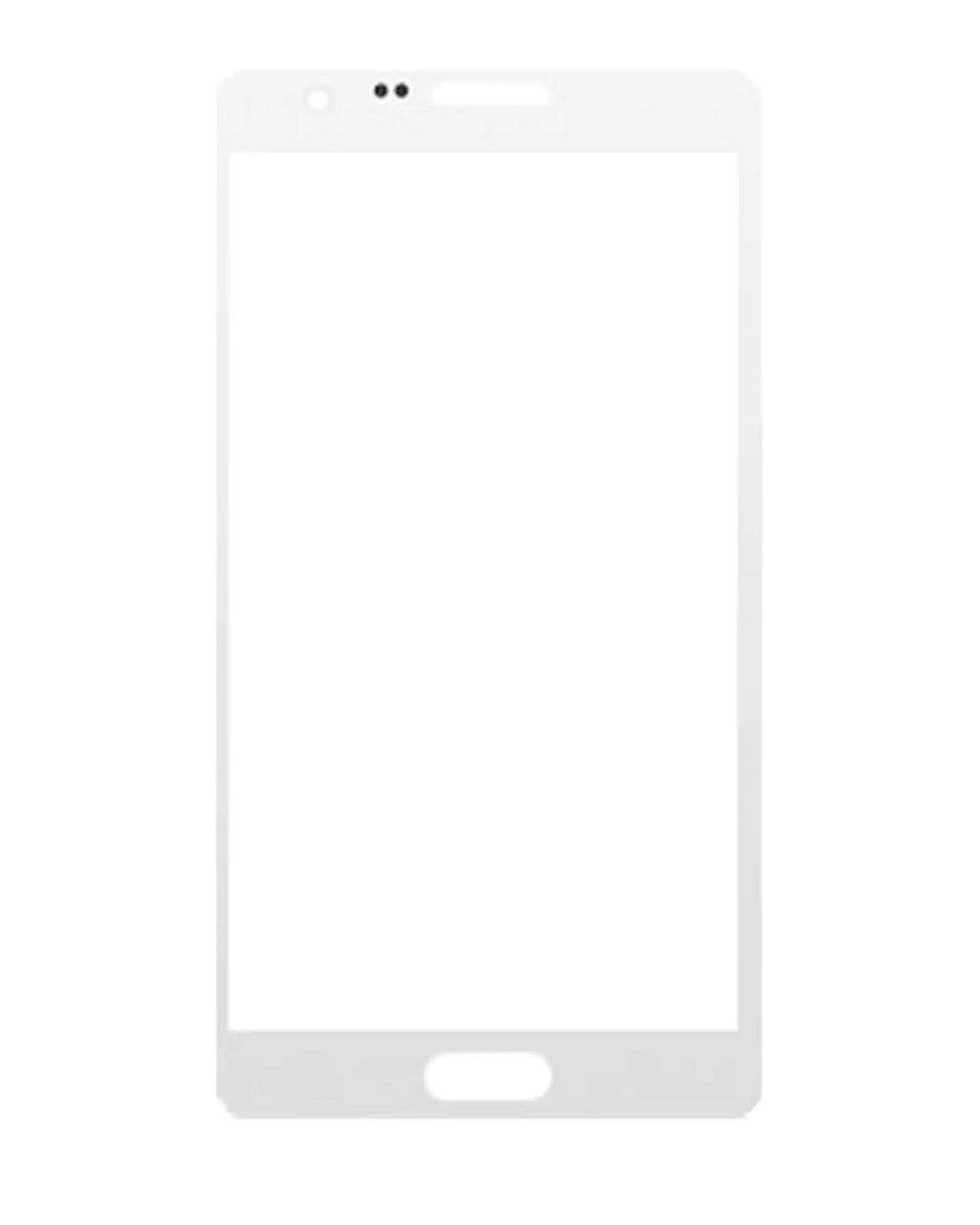 Replacement Front Glass Compatible For Samsung Galaxy Note 4 (White)