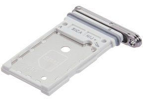Dual Sim Card Tray Replacement Compatible For Samsung Galaxy S25 / S25 Plus (Premium) (White)