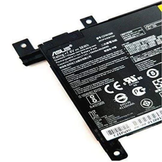 Asus C21N1509 Original battery for A556U K556U X556U X556UA X556UJ X556UV R558UF 1A 1B 1C 3F 3G XO015T XO076T F556U FL5900U Series Notebook C21PQ9H 0B200-01750000