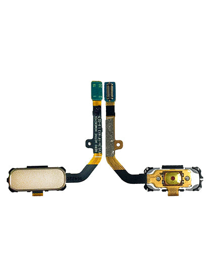 Home Button Flex Cable Compatible For Samsung Galaxy S7 Active Replacement (Sandy Gold)