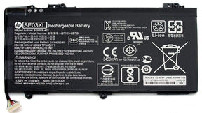 Buy [Original] Hp Pavilion 14-AL003NF Laptop Battery - SE03XL (11.55v 41.5Wh 3Cell)