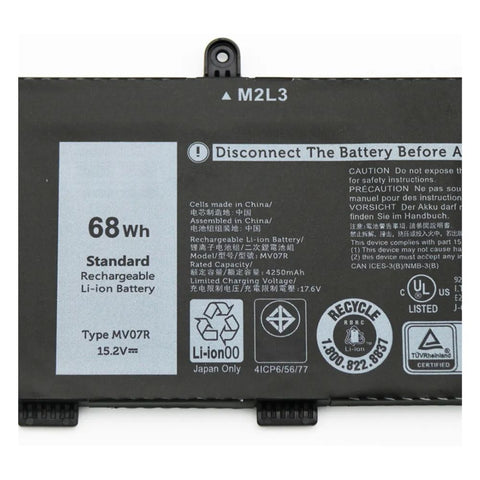 BUY [ORIGINAL] Dell G5 15 5500 Laptop battery - 15.2V 68WH MV07R