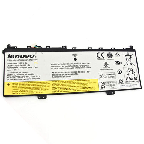 BUY [ORIGINAL] Lenovo Yoga 2 13(80DN) Laptop Battery - 11.1V 49Wh 4420mAh L13S6P71