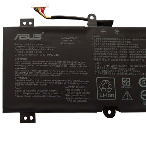 BUY [ORGINAL] Asus ROG Strix GL504GM Laptop Battery- 15.4V 66Wh C41N1731