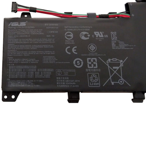 BUY [ORGINAL] Asus ZenBook Q524U Laptop Battery-15.2V 52Wh C41N1533