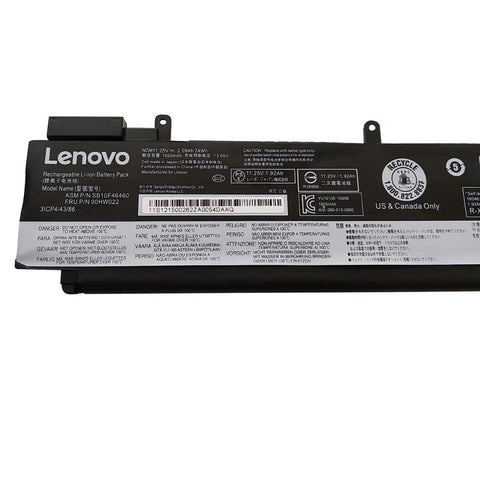 BUY [ORIGINAL] Lenovo Thinkpad T460s Laptop Battery-11.25V 24Wh 00HW022