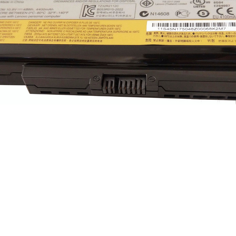 [ORIGINAL] Lenovo 0A36311 Laptop Battery -10.8V 48WH 4400Mh 6 Cells L11L6F01