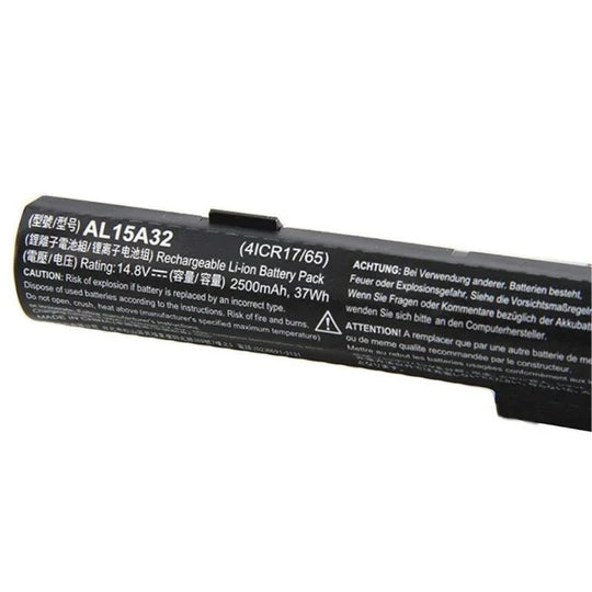 Acer AL15A32 Battery for ACER Aspire 5-473A E5-422 E5-522 E5-473G E5-474G F5-572G E5-573 E5-573G E5-573T E5-574 E5-574G E5-752G E5-772 E5-772G E5-773 E5-773G E5-473G-561X TravelMate P277-MG P278-MG KT.00403.025 Series laptop's.