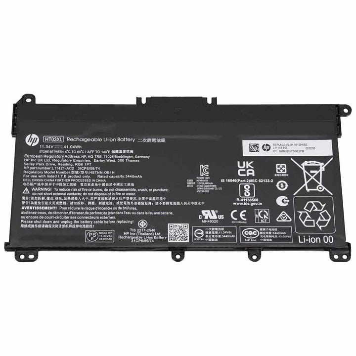 Buy [Original] Hp Notebook 15-da Laptop Battery - 3 Cell 41.7Wh 11.5v