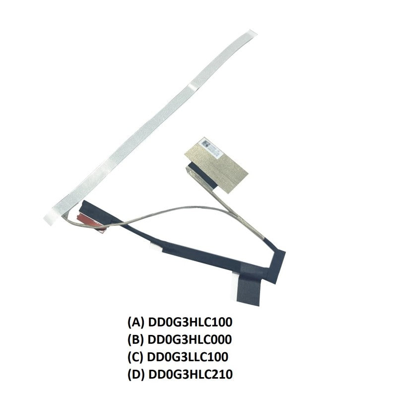 Display Cable For HP Pavilion 15-EC 17-CK DD0G3HLC100 DD0G3HLC000 DD0G3LLC100 DD0G3HLC210 LCD LED LVDS Flex Video Screen Cable