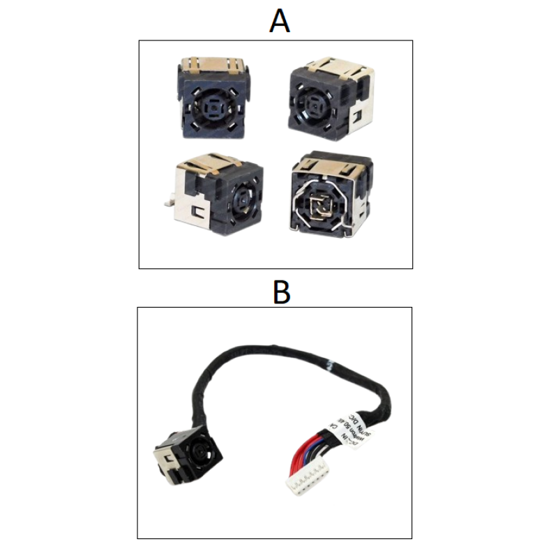 DC Power Jack For Dell Latitude E4200, E4300, E6330, E6430S, INSPIRON 14R-N4050, 14R-M4040, 15R-3520, 15R-M5040, 15R-5040, 15R-M5050, 15R-N5040, 15R-N5050, VOSTRO 14-1440, 15-1540, 15-2520