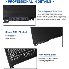 HP BI03XL ON03XL battery For 915486-855 Pavilion X360 13-U m3-u101dx m3-u103dx m3-u105dx m3-u001dx 13-u157cl Stream 14-AX 14-ax010nr 14-ax010wm 14-ax020wm 14-ax030wm 14-ax020nr 844203-850 844203-855 Laptop Serie's