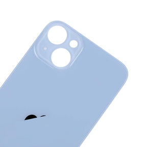 Replacement For iPhone 14 Plus Back Cover Glass-Blue