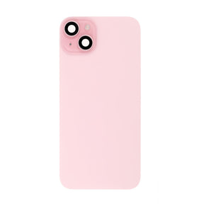 Replacement For iPhone 15 Plus Back Cover Glass With Back Panel-Pink