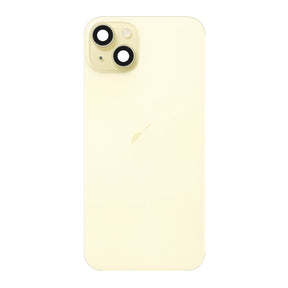 Replacement For iPhone 15 Plus Back Cover Glass With Back Panel-Yellow