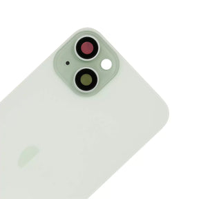 Replacement For iPhone 15 Plus Back Glass Panel With Magsafe Magnet-Green