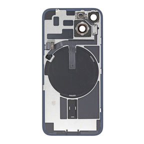 Replacement for iPhone 14 Back Cover Glass with Back Panel Frame - Starlight