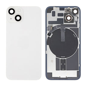 Replacement for iPhone 14 Back Cover Glass with Back Panel Frame - Starlight