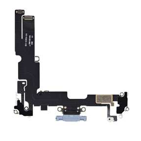 Replacement for iPhone 14 Plus USB Charging Flex Cable - Blue