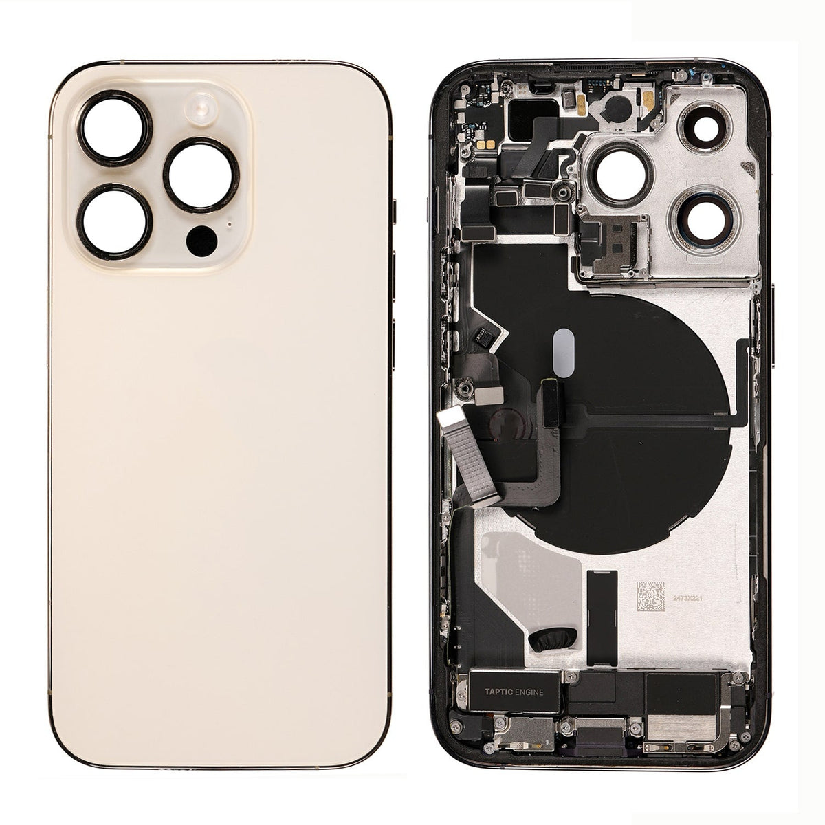 Replacement for iPhone 14 Pro Max Back Cover Full Assembly - Gold