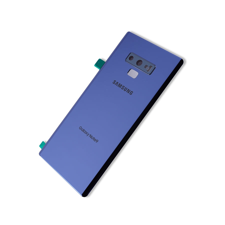 Replacement Back Cover Glass With Camera Lens Compatible For Samsung Galaxy Note 9 (Service Pack) (Ocean Blue)