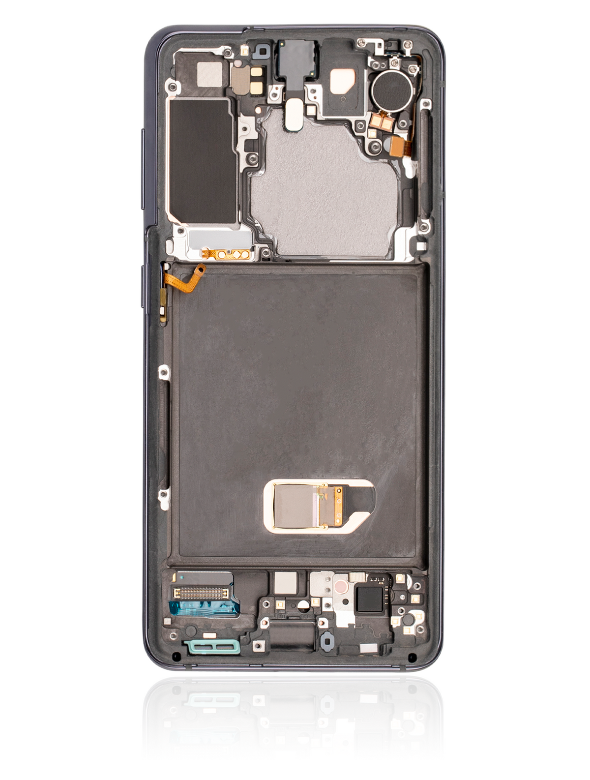 OLED Assembly With Frame Compatible For Samsung Galaxy S21 5G Replacement (Blemish: Grade D) (Phantom Gray)