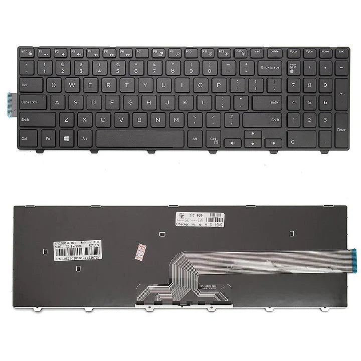 Dell Inspiron 15 3000 5000 3541 3542 3543 3551 3558 5542 5545 5547 Series Compatible Internal Laptop Keyboard (Black)