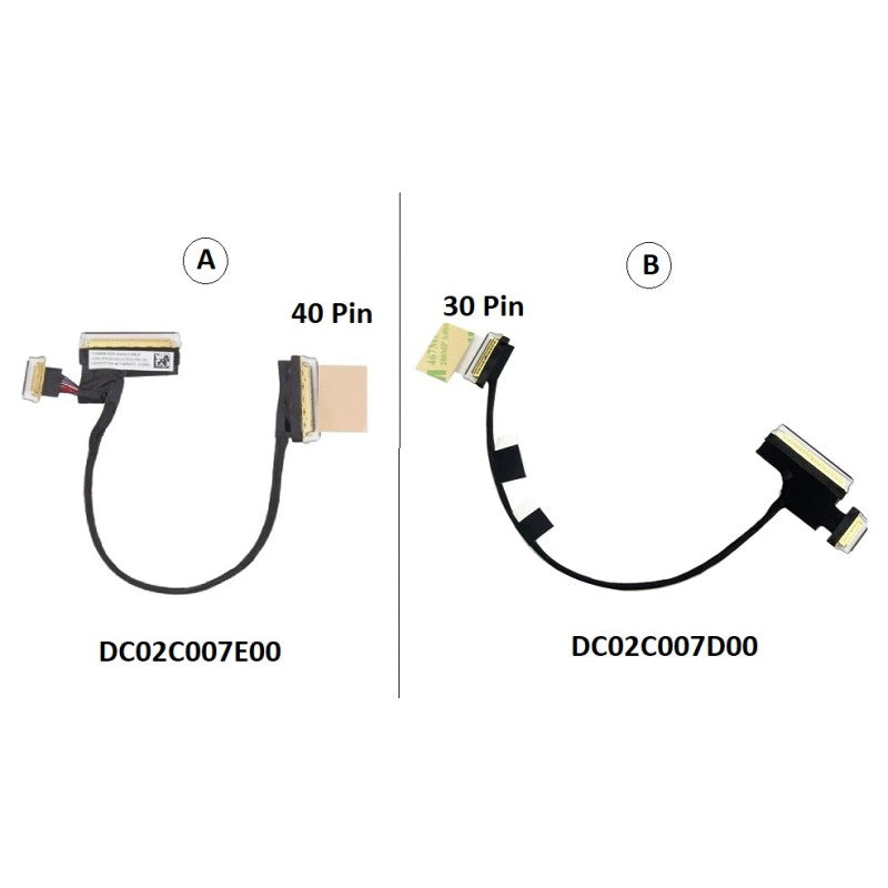 Display Cable For Lenovo ThinkPad T460S T470S DC02C007E00 DC02C007D00 LCD LED LVDS Flex Video Screen Cable