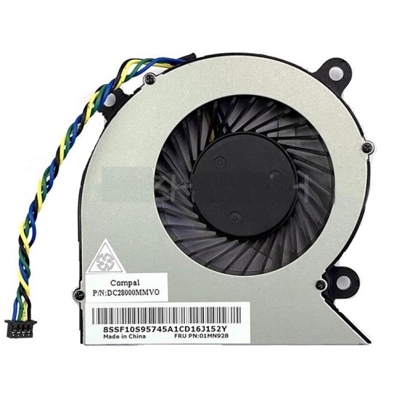 FAN For Lenovo ideacentre AIO A340 A340-24IWL A340-24IGM A340-22IGM A340-22IWL 01MN928 SF10S95745 DC28000MMD0 ALL IN ONE Cpu Cooling Fan