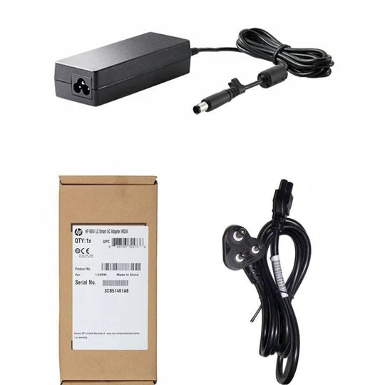 Hp 65W 18.5v 3.5amp Original Laptop Adapter Charger for HP Pavilion Probook Elitebook G4 G6 G7 M6 DM4 DV4 DV5 DV6 DV7 G60 G61 G72 2000 Cq40 Cq60 Revolve 810 820-G1 2540p folio 9470 9480 Series Laptop's.