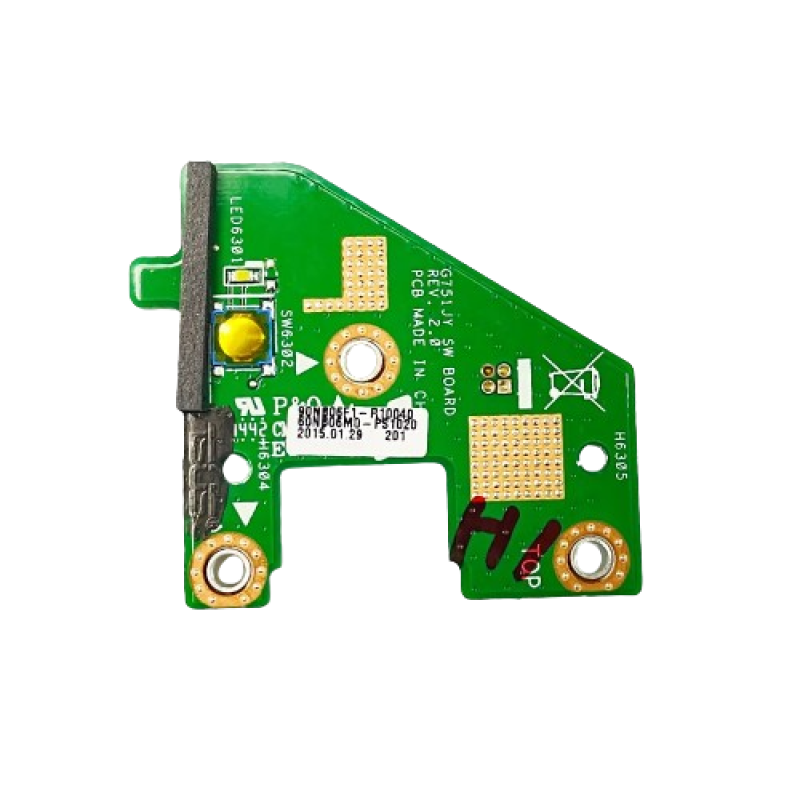 Laptop Power Button Switch Board for ASUS G751J, G751JY, G751JL, G751JM, G751JT, G751JL, Execute JW, Execute JS, Execute JM, Execute JZ, Execute JY