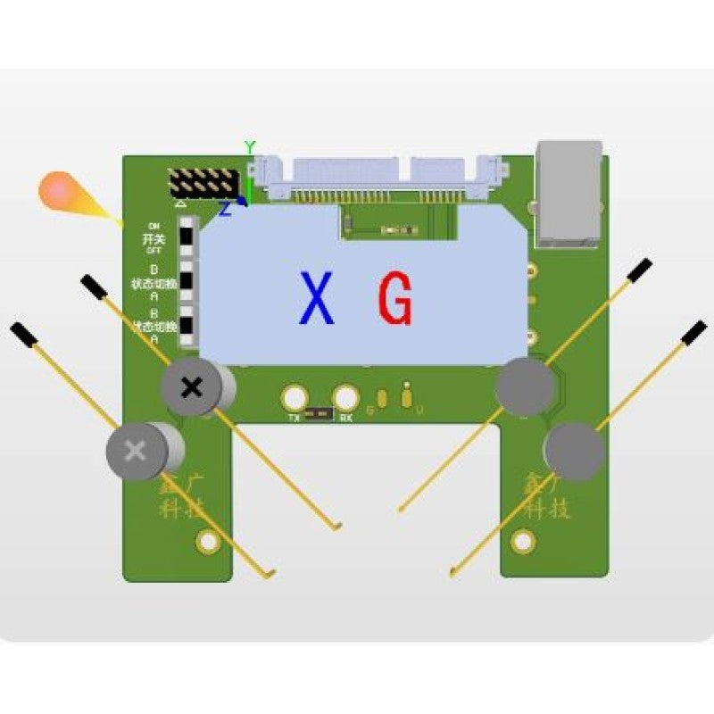 Pin Board USB to SATA Hard Drive 800067 800069 800041 810012