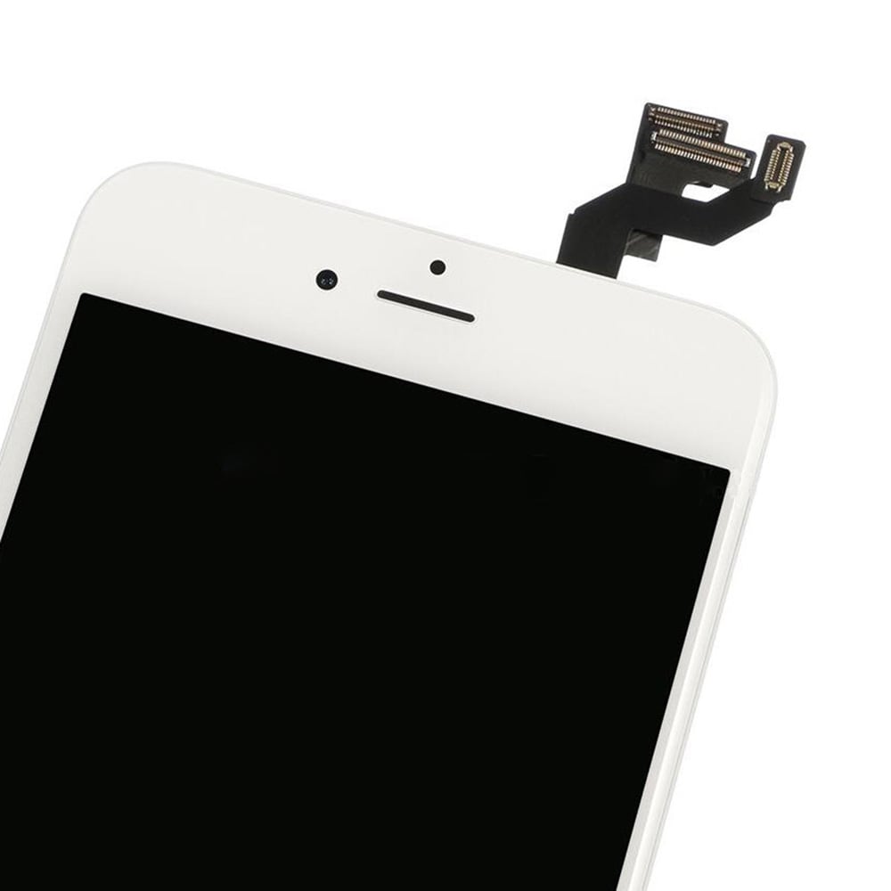 LCD SCREEN FULL ASSEMBLY WITHOUT HOME BUTTON - WHITE FOR IPHONE 6S PLUS