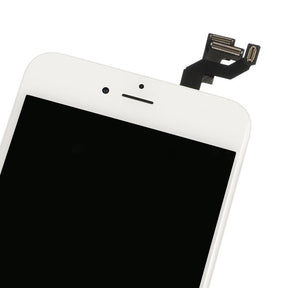 LCD SCREEN FULL ASSEMBLY WITHOUT HOME BUTTON - WHITE FOR IPHONE 6S PLUS