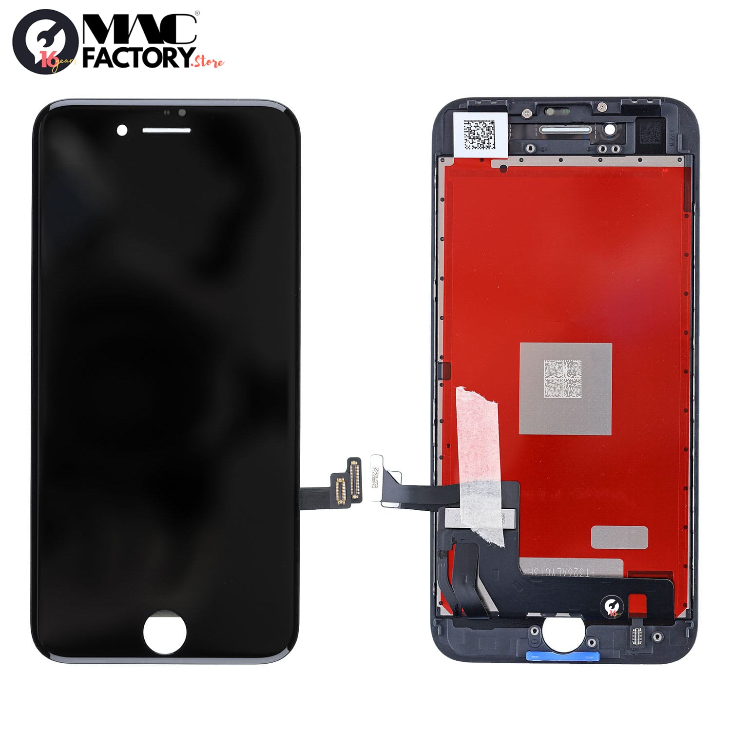 BLACK LCD SCREEN FULL ASSEMBLY WITHOUT HOME BUTTON FOR IPHONE 8/SE 2ND