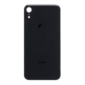 BLACK BACK COVER GLASS FOR IPHONE XR