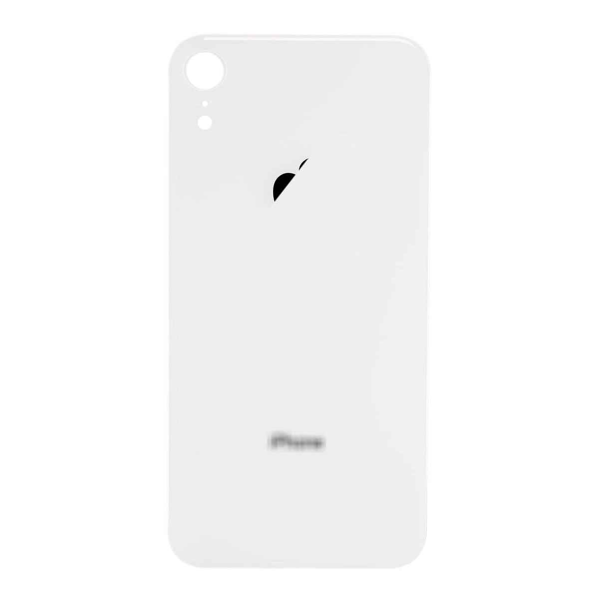 WHITE BACK COVER GLASS FOR IPHONE XR