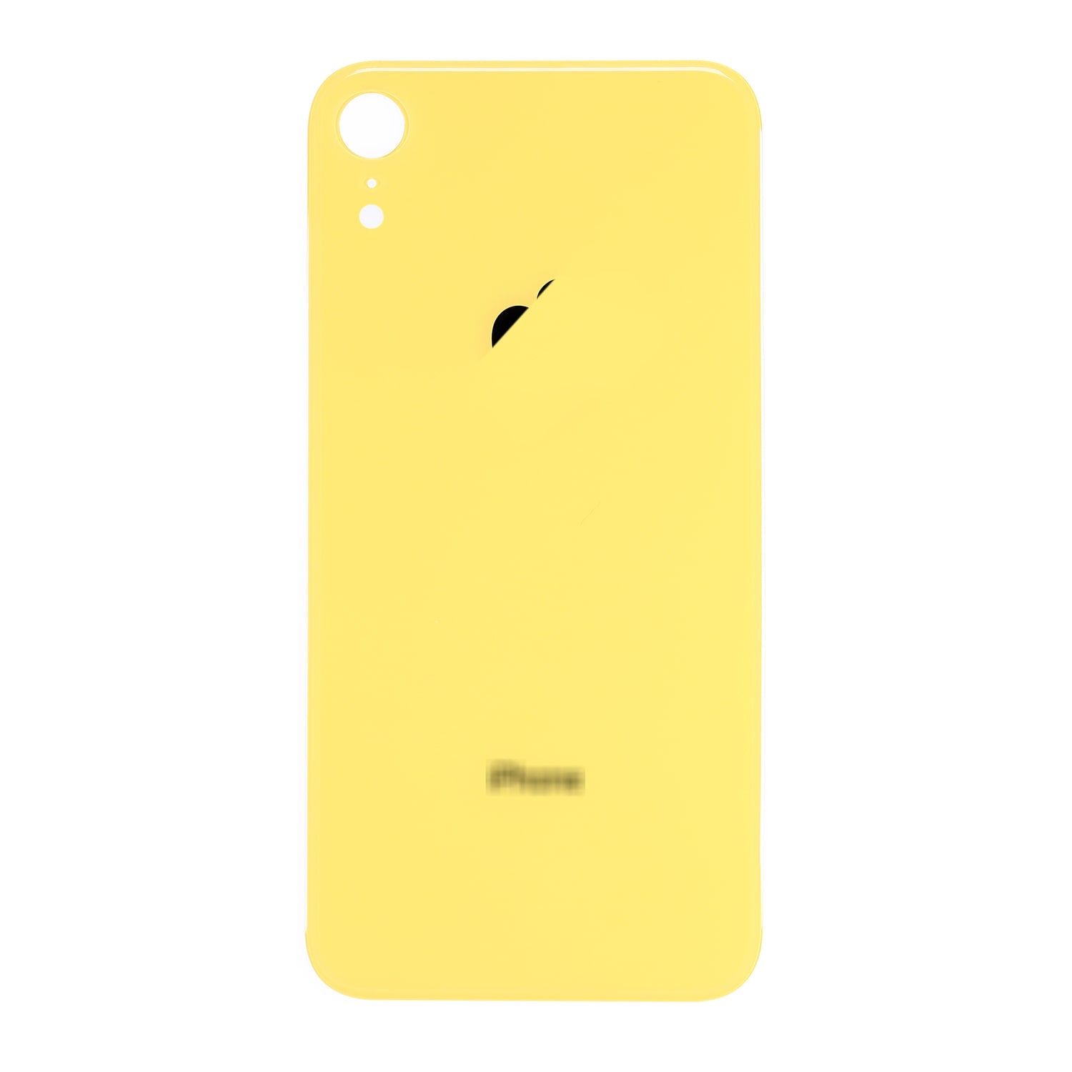 YELLOW BACK COVER GLASS FOR IPHONE XR