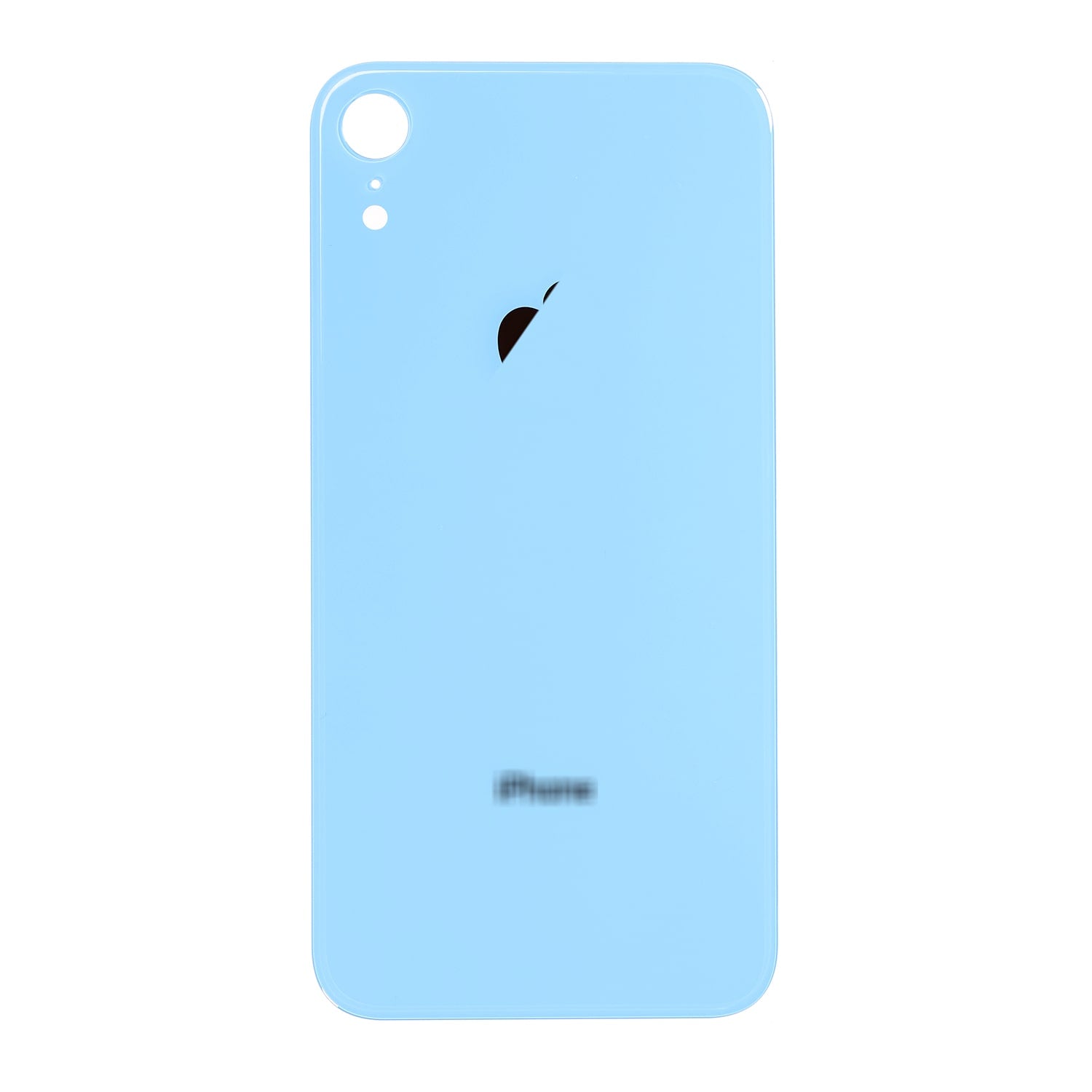 BLUE BACK COVER GLASS FOR IPHONE XR