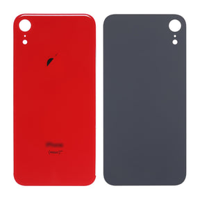 RED BACK COVER GLASS FOR IPHONE XR