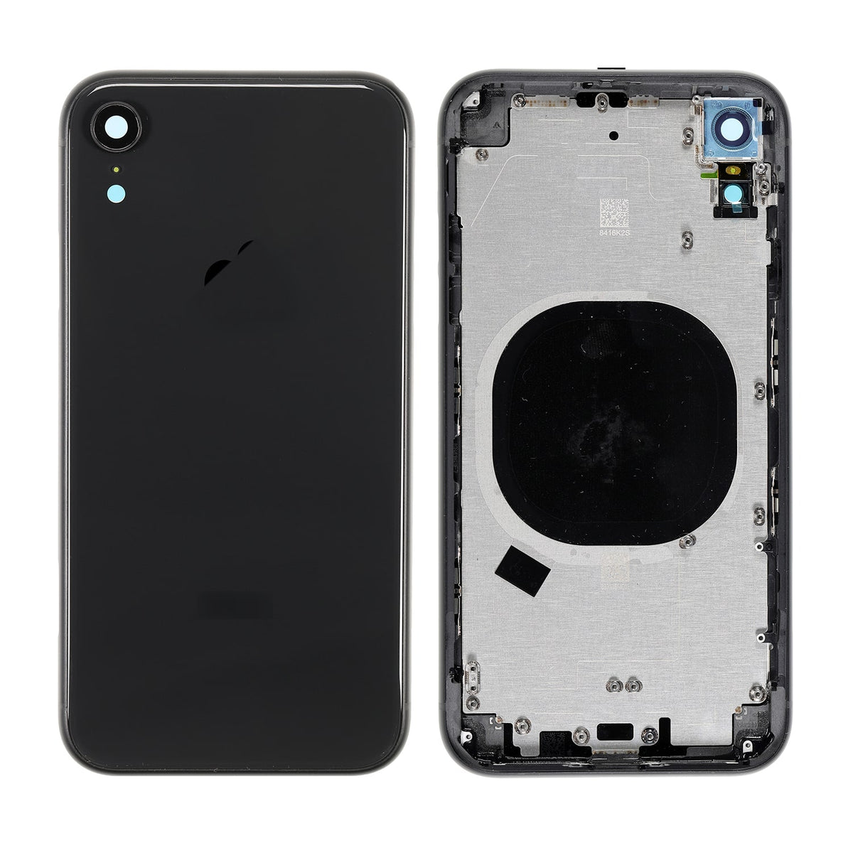 BLACK ORIGINAL REAR HOUSING WITH FRAME FOR IPHONE XR