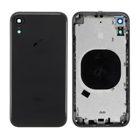 BLACK ORIGINAL REAR HOUSING WITH FRAME FOR IPHONE XR