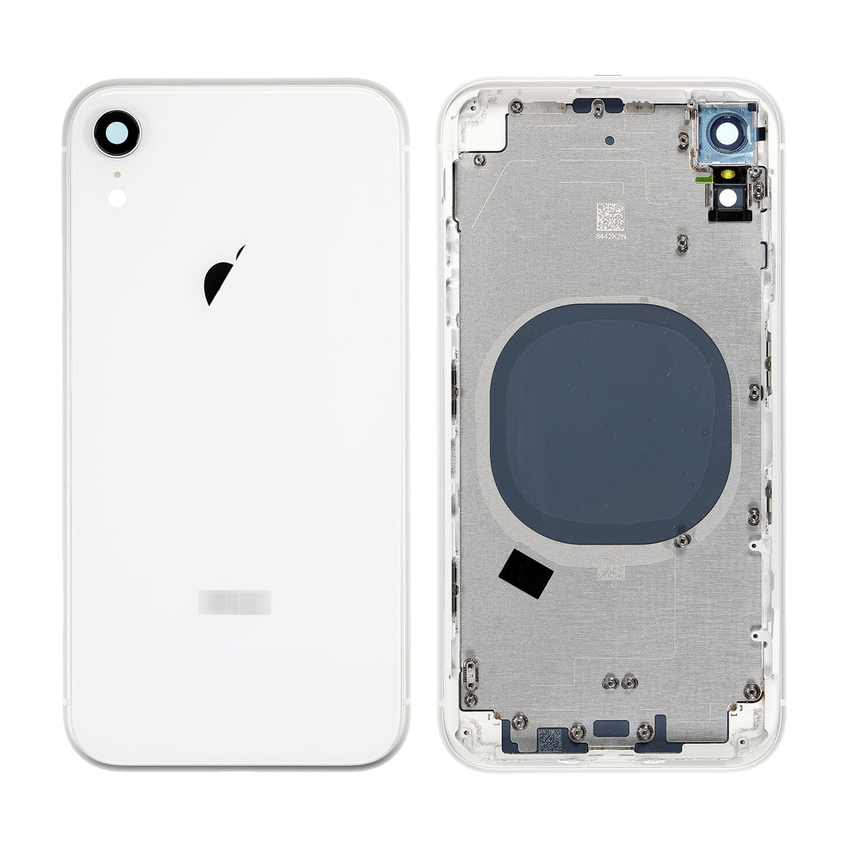 WHITE ORIGINAL REAR HOUSING WITH FRAME FOR IPHONE XR