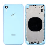 BLUE ORIGINAL REAR HOUSING WITH FRAME FOR IPHONE XR